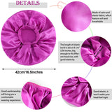 Large Satin Silk Bonnet wide Brim